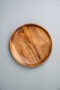 Plateau de service en bois de qualité supérieure Chip & Dip Salsa Bol Plateau Assiette en bois pour hôtel restaurant Utilisation sûre - Product Image 2