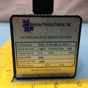 BERKELEY ASM81-A-0/A-00-LB/10/6:1 AC BRUSHLESS - Equipo y piezas de semiconductores de confianza de la marca global legendaria - Product Image 3