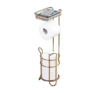 Freestanding Metal Wire Toilet Paper Roll Holder Stand And Dispenser Wholesale In India Hot Selling Cheap Price Premium Quality