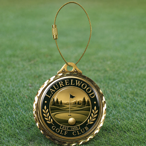 Custom Metal <b>Golf</b> Bag Tag | Personalized Engraved Zinc Alloy Tag | <b>Golf</b> Course Souvenir Gift | <b>Golf</b> Bag Tag Custom - Product Image 4