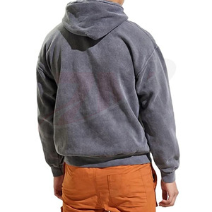 Sudadera con capucha estilo acid wash, 100% algodón, tejido de felpa, lisa, estilo streetwear, mangas largas, para hombre, más vendida. - Product Image 2