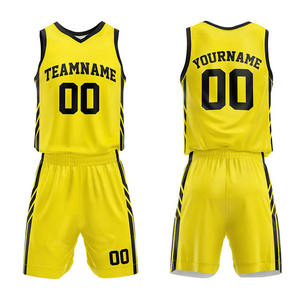 Custom Logo Basketball Uniform Adult Jersey Shorts Set Breathable Teamwear Wholesale Supplier - Product Image 5