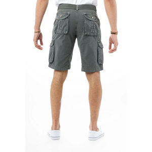 Shorts cargo décontractés pour hommes, confortables, multi-poches, pour usage quotidien en extérieur, coupe décontractée, tissu durable, style utilitaire d'été - Product Image 2