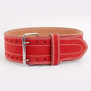 Cinturón de Cuero de Vaca de Alta Calidad con Logotipo Personalizado, Equipo de Entrenamiento de Fuerza para Hombres y Mujeres, Cuero PVC, Tallas S M L, para Sentadillas y Peso Muerto - Product Image 5