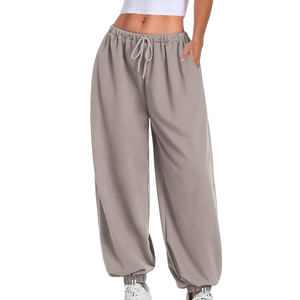 Trend Womens Sweatpants Plain Jogger Pants Heavy Weight 100% Cotton Lounge <b>Trousers</b> Custom Manufacturing Bulk Supplier - Product Image 4