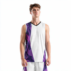 Football Training Sublimation Tank Top Men 100% Polyester Sublimated Singlet Sleeveless Square Neck Football Vest Tops Men - Product Image 6