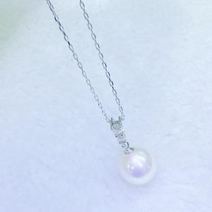 Collier pendentif en argent pur classique avec perle de lac de montagne de Zhuji, collier polyvalent d'élevage naturel avec plusieurs spécifications - Product Image 3