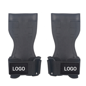 Agarraderas de Cuero para Manos con Soporte para Muñeca, Correa Ajustable de Velcro para Ejercicios de Dedos, Agarraderas para Entrenamiento en Gimnasio - Product Image 6