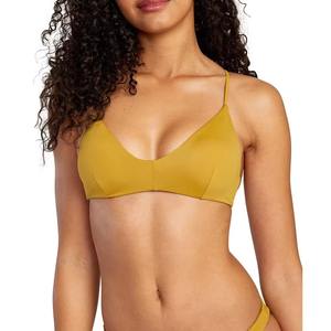 Traje de Baño Bikini a Cuadros de Moda para Mujer, Dos Piezas, Ligero, Ropa de Playa de Verano, Personalizado con Etiqueta Privada OEM - Product Image 4