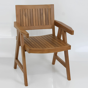 Banco de Jardín Moderno Hecho de Madera de Teca de Alta Calidad, Duradero, Resistente y Ecológico, Apto para Cocina y Villa - Product Image 3