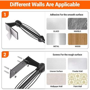 ที่ใส่กระดาษเช็ดมือแบบติดผนังใต้ตู้ ใช้งานได้ด้วยมือเดียว พร้อมระบบลดแรงกระแทก ติดตั้งด้วยกาวในตัว อุปกรณ์เสริมสำหรับห้องครัว - Product Image 4