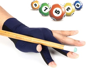 Gants de billard Respirant confortable 3 Doigts Snooker Billard Articles de sport Gants Trois Doigts Spandex Snooker Sports Bill - Product Image 6
