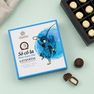 Vino de Coco con Chocolate Negro y Cacao, Caja de Regalo de Chocolate de Lujo para Venta al por Mayor de Chocolate y Regalos de Recuerdo - Product Image 3
