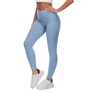 High Quality Customized Solid Mid Waist Plus Size Womens Yoga Gym <b>Leggings</b> <b>Hot</b> Selling New Arrival - Product Image 3