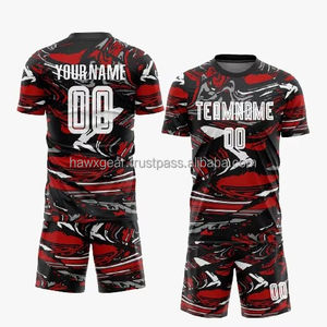 Conjuntos de camisetas de fútbol, ropa de fútbol por sublimación para camisetas de fútbol de práctica para hombres, ropa deportiva de fútbol personalizada, uniforme de equipo de fútbol - Product Image 3