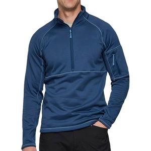 เสื้อสเวตเชิ้ตคอตั้งแบบซิป ¼ ตัว ปักลาย ยับยาก ใส่ได้ทั้งชายหญิง แขนยาว ดีไซน์ลำลอง ยอดนิยม - Product Image 1