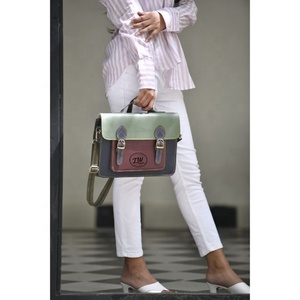 LW Design Casual Unisex Messenger Bag Genuine Leather <b>Small</b> Cross-Body Shoulder <b>Handbag</b> 2 Colors for Unisex - Product Image 3