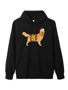 Nueva Sudadera con Capucha Navideña para Hombre, Sudadera Blanca de Algodón con Estampado de Dibujos Animados en la Parte Delantera, Sudadera con Capucha de Moda para Invierno - Product Image 2