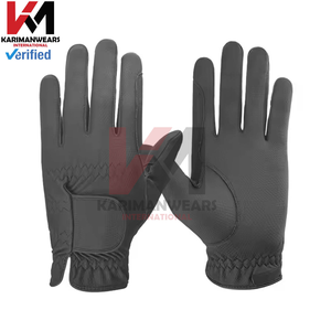 Guantes de equitación con correa de muñeca ajustable, ajuste elástico y agarre fuerte en la palma - Product Image 5