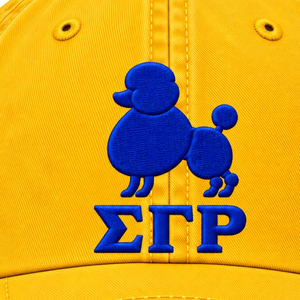 หมวกแก๊ปปักลาย Sigma Gamma Rho สำหรับผู้หญิง หมวกเบสบอลผ้าฝ้ายแบบปรับได้ สไตล์ลำลอง แฟชั่นสำหรับชมรมนักศึกษากรีก - Product Image 6