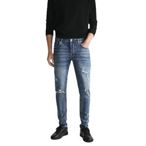 Año Nuevo Pantalón vaquero de moda para hombres Top High Class Quality Spandex/Cotton Pantalones vaqueros de mezclilla para hombres Low MOQ - Product Image 3