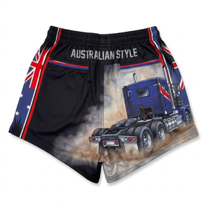 Shorts de football, shorts de rugby, broderie personnalisée, logos personnalisés, impression personnalisée, 100% coton, production écologique durable en usine - Product Image 3