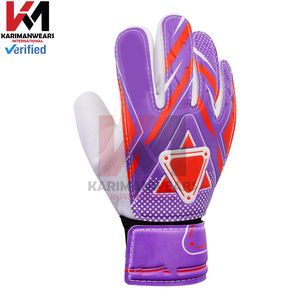 Gants de gardien de but de football professionnels, paume en latex, anti-choc, avec technologie de protection des doigts et sangle de poignet réglable - Product Image 3