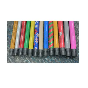 Fregona de mango largo de Vietnam con palo de escoba de plástico de PVC de acero inoxidable para uso doméstico en el jardín, artículo doméstico para interiores y exteriores, Grecia - Product Image 1