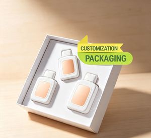 Boîte à parfum personnalisée avec papier miroir de luxe, boîte cadeau rigide personnalisée pour les marques de cosmétiques et de parfums - Product Image 1