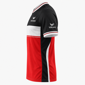 Camiseta Deportiva Transpirable de Poliéster para Hombre Wilcare, Color Verde Azulado, Blanco y Negro, Estampado por Sublimación, Ropa Deportiva Informal para Adultos - Product Image 3