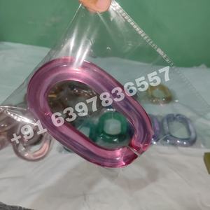 High Demanding <b>Large</b> Scale Resin Chain Link Wall Mounted Hanging <b>Ornament</b> Multicolored Transparent Links Interior Decor items - Product Image 1