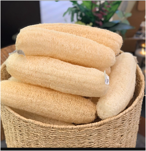 Dried Loofah Bath Sponge Oval Shape All Natural <b>Body</b> <b>Scrubber</b> for Adults Plain Style Opp Bag Packing - Product Image 6
