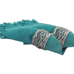 แหวนผ้าเช็ดปากสุดหรูสำหรับตกแต่งโต๊ะงานปาร์ตี้ที่ไม่เหมือนใครตกแต่งบ้านด้วยวัสดุเหล็กกลมทำจากไม้ลวดโลหะ - Product Image 3