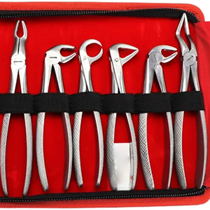 Kit de forceps d'extraction dentaire manuel M.A SIDDIQUE INTERNATIONAL de qualité supérieure, poignée ergonomique, instruments multiples - Product Image 3
