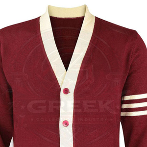 Cárdigan personalizado Alpha KAP de acrílico, suéter universitario griego, bordado, cárdigan universitario griego para hombre, con botones. - Product Image 4