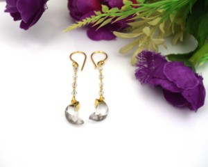 Multi Gemstone Handcrafted Gemstone Bead <b>Earrings</b> For Women - Product Image 6