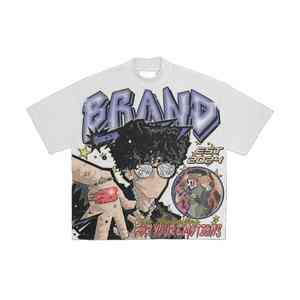 Ensemble 2 pièces homme : short et t-shirt personnalisés avec impression graphique, t-shirt à manches courtes et short délavé à l'acide - Product Image 3