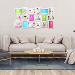 18-Picture White Collage <b>Frames</b> <b>4</b>\" <b>X</b> <b>6</b>\" Glass Protection Display with Wall Mounting for Home Gallery Decor and <b>Photo</b> Display - Product Image 6