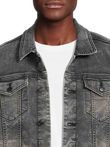 Chaqueta vaquera con cuello vuelto para hombre, ropa informal de uso diario - Product Image 5