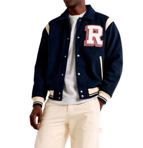 Veste universitaire à logo personnalisé veste universitaire en laine véritable à la mode Baseball Letterman Bomber School College Veste universitaire en laine d'hiver - Product Image 3