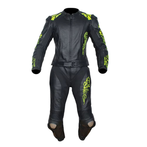Conjunto de Traje de Motociclista de Cuero Impermeable para Hombre, de Alta Calidad, Chaqueta y Pantalón para Pilotos, Colores Personalizados, Invierno, Tendencia en Moda OEM - Product Image 1