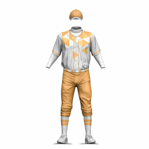 เครื่องแบบเบสบอลสำหรับผู้ชายดีไซน์ใหม่ระบายอากาศได้ดีชุดเบสบอลปรับแต่งได้ตามต้องการ - Product Image 2