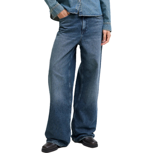 Jean en denim respirant en coton pour femme, nouvelle mode, vente en gros, OEM, coupe slim, décontracté, haute qualité, design personnalisé - Product Image 6