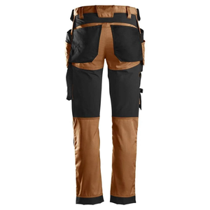 Pantalon de travail de sécurité respirant en coton et polyester avec bande réfléchissante imprimée pour usage industriel – Pantalon de sécurité haute visibilité - Product Image 2