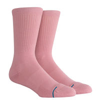 Chaussettes de sport de luxe pour hommes en gros, personnalisées, en coton, respirantes, brodées, à séchage rapide, de qualité supérieure
