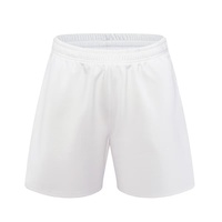 Shorts de sport blancs personnalisables pour hommes, respirants, pour la course et le tennis, vente en gros