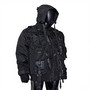 <b>men</b> techwear <b>jacket</b> with durable stitching and strong zipper closure for long term use <b>mens</b> techwear <b>jacket</b> with minimal design - Product Image 1