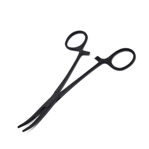 คีมคีบกันยุงหลากสีรุ้ง ขนาด 5 นิ้ว โค้ง ไม่มีระบบแร็คเก็ต ทำจากสแตนเลส - Product Image 5