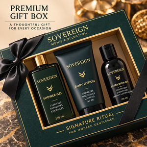 Set de Cuidado de la Piel 3 en 1 para Hombre OEM/ODM: Gel de Ducha, Loción Corporal y Aceite de Baño. Diseño y Fragancia Personalizables. Limpia y Nutre. - Product Image 4