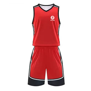 Uniforme de basket-ball respirant de haute qualité avec logo personnalisé en sublimation, couleurs et tailles sur mesure - Product Image 1